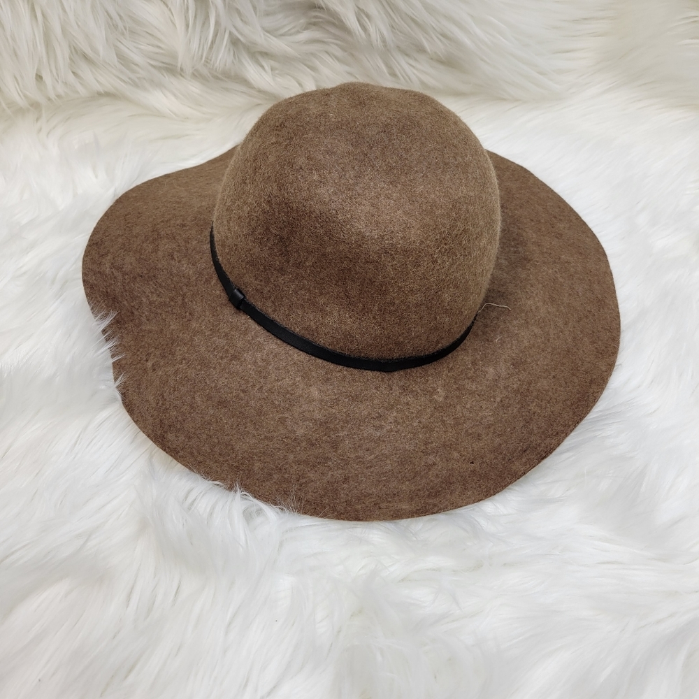 Wool Soft Packable Hat Round Brim - image 3